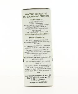 Chêne (Quercus robur) bourgeon BIO, 15 ml